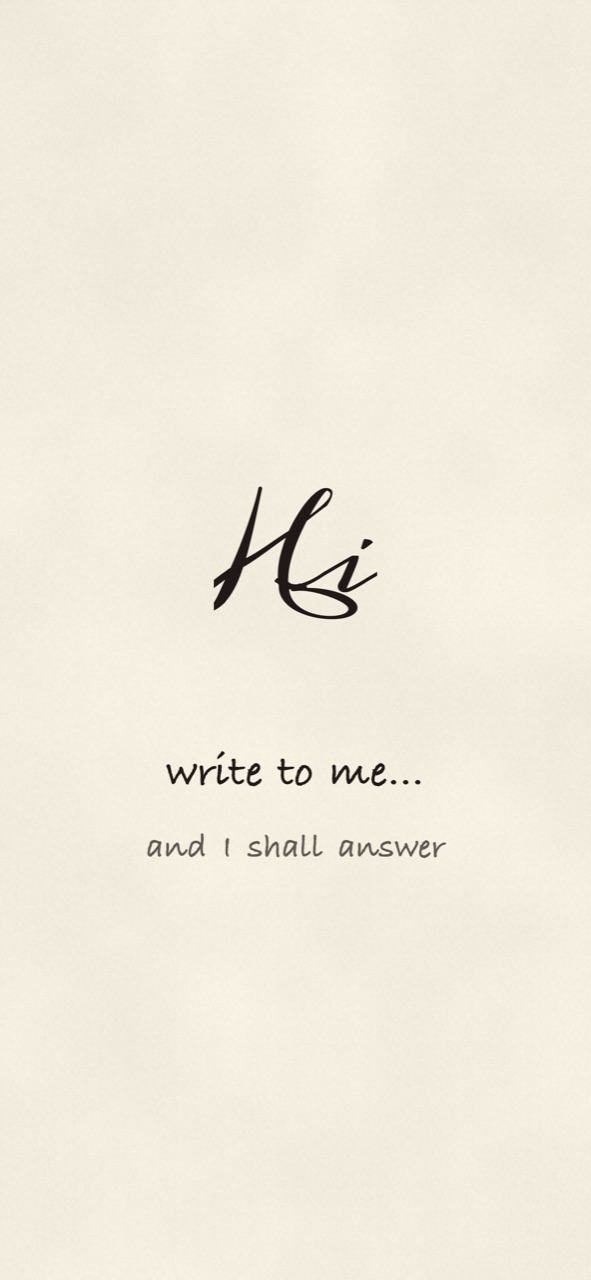 Inkwhisper on iPhone — the diary greets you: Hi, write to me… and I shall answer